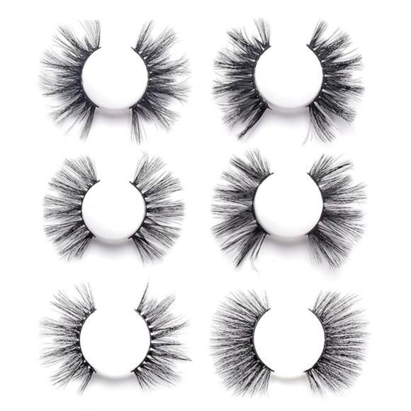 Arimika 6 Styles 25mm Long Length 6D Faux Mink Lashes for Halloween, Super Drama - Picture 4 of 4